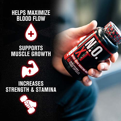 Jacked Factory Nitrosurge Shred Thermogenic Pre-Workout in Fruit Punch & N.O. XT Nitric Oxide Booster for Men & Women
