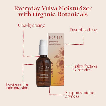 FORIA Everyday Vulva Moisturizer | Organic, All-Natural Fragrance-Free Intimate Skincare FORIABuy Supplements Australia