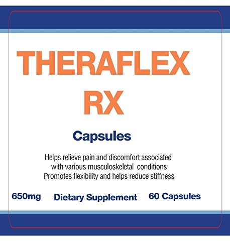 Theraflex RX® Capsules for Relief of Joint & Muscle Discomfort, Mobility and Healthy Inflammation Response with Patented Curcuwin® Turmeric Extract, Boswellia, Ashwaganda, 60 Capsules Theraflex RXBuy Supplements Australia