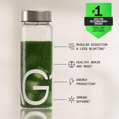 AG1 Greens Powder Refill Pouch – 75 Vitamins, Multivitamin & Probiotic | Gut Health Support | Vegan, Keto, Gluten Free | Athletic Greens Supplement - Pouch Only, Classic Formula AG1Buy Supplements Australia