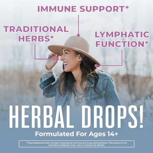 Lymphatic Support Drops | USDA Organic Lymphatic Cleanse Immune Support Supplement MaryRuth OrganicsBuy Supplements Australia