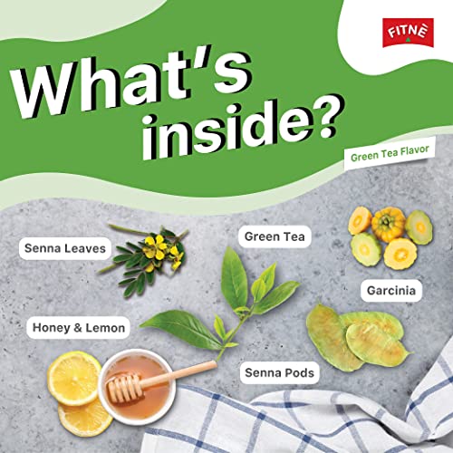 FITNE Green Tea Herbal Honey Lemon With Garcinia Senna Infusion Gentle Detox Cleanse FITNÈBuy Supplements Australia