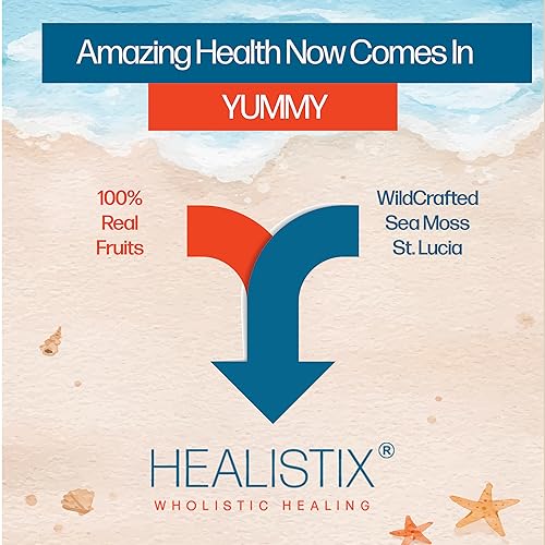 Healistix Pineapple Irish Sea Moss Gel 16 Oz - St Lucia Wildcrafted Seamoss Gel, Packed HX HEALISTIXBuy Supplements Australia