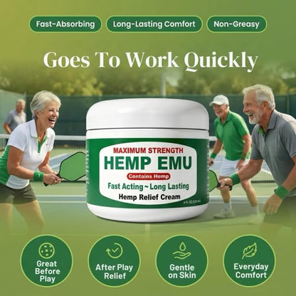 Hemp Emu Hemp Cream – 4oz Cream Hemp EmuBuy Supplements Australia