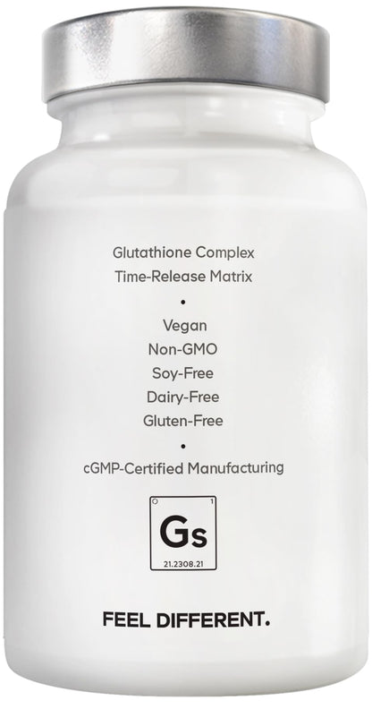 Amen Glutathione-SR+ Advanced Sustained-Release Supplement - 2-Month Supply - Reduced L-Glutathione - Galactomannans Fenugreek Seed - Time-Reduced Matrix - Non-GMO - 60 Capsules AmenBuy Supplements Australia