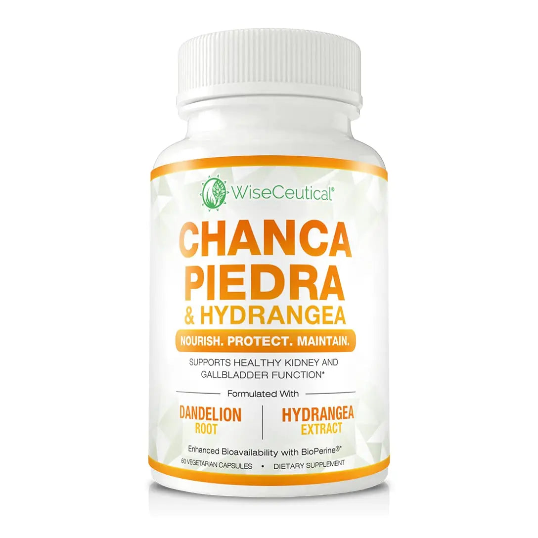 Max Strength Chanca Piedra, Hydrangea & Dandelion Root - Natural Kidney & Gallbladder Formula - Stone Breaker, Flush Impurities, Cleanse Urinary Tract - Enhanced with BioPerine. 60 Veggie Capsules. WiseceuticalBuy Supplements Australia
