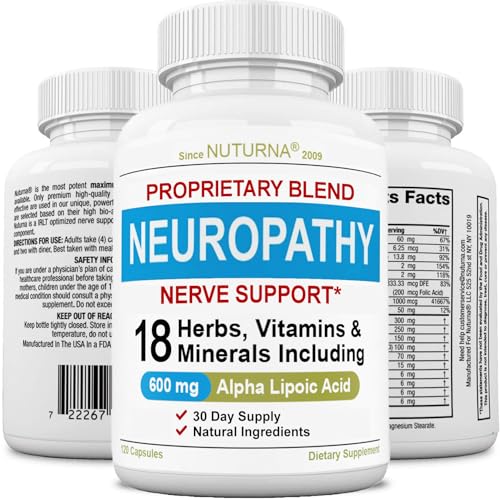 Neuropathy Support Supplement with 600 mg Pure Alpha Lipoic Acid NuturnaBuy Supplements Australia