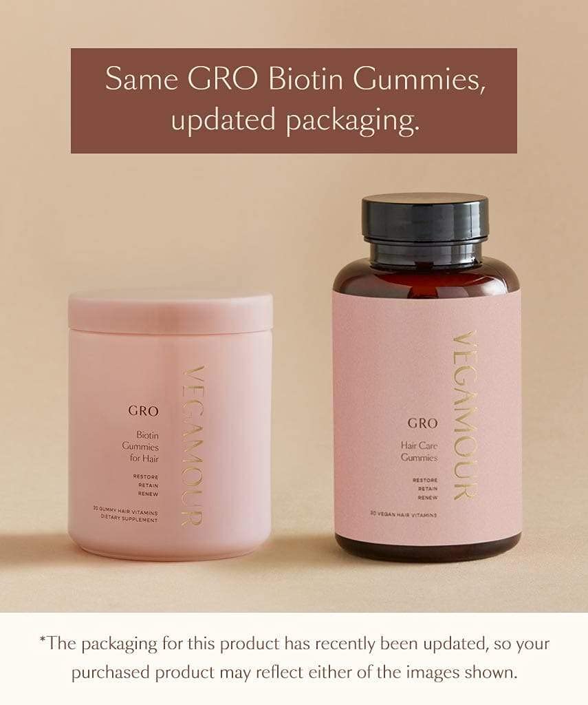 VEGAMOUR GRO Biotin Gummies, Strawberry Flavor with 5000 mcg Biotin, Supports VEGAMOURBuy Supplements Australia