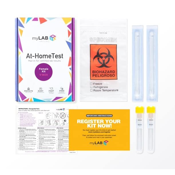 myLAB Box STD at Home Test for Yeast, Vaginal Health Combo CLIA Lab Certified Results myLAB BoxBuy Supplements Australia
