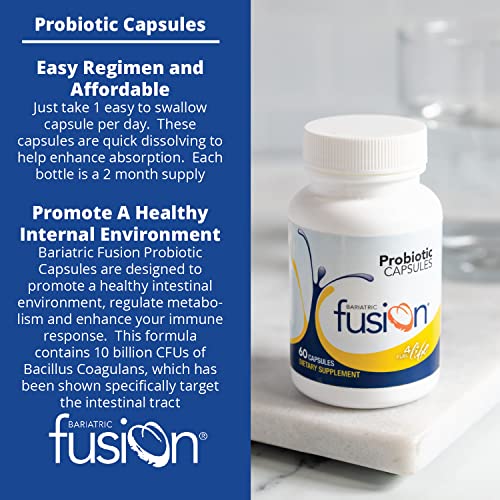 Bariatric Fusion Probiotic Capsule | Easy to Swallow Bariatric Vitamin | 10 Billion CFU Bariatric FusionBuy Supplements Australia