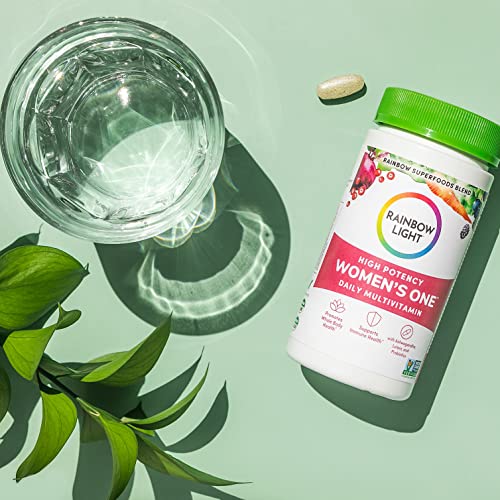 Rainbow Light Multivitamin for Women, Vitamin C, D & Zinc, Probiotics, Women’s One Rainbow LightBuy Supplements Australia