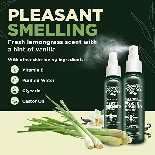 Deet-Free Insect & Mosquito Repellent Pack of 2 (8 oz) – Nice Smelling Medella NaturalsBuy Supplements Australia