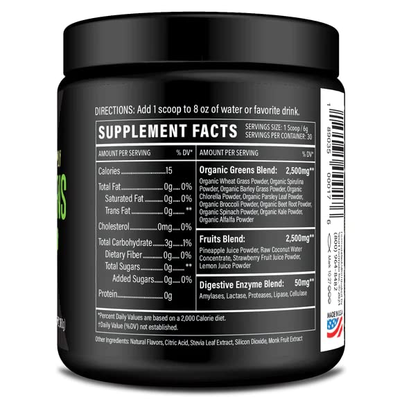 Sport Formula 99 Organic Greens Superfood Powder, Cold Pressed Vegan and Keto Powder, Non-GMO, Low Calorie Daily Green Juice Powder Sport Formula 99Buy Supplements Australia