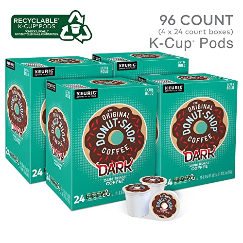 The Original Donut Shop Dark Coffee, Keurig Single-Serve K-Cup Pods, Dark Roast, 96 Ct The Original Donut ShopBuy Supplements Australia