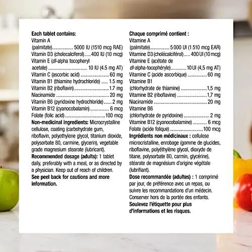 Multi-Vitamin with Vitamin E (dl-Alpha Tocopheryl Acetate) - 100 ta. Webber NaturalsBuy Supplements Australia
