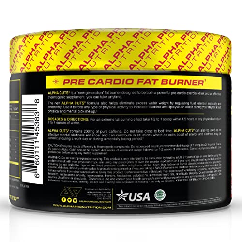 Alpha Pro Nutrition Alpha Cuts Fat Burner Thermogenic Men Women Pre Cardio Workout Alpha Pro NutritionBuy Supplements Australia
