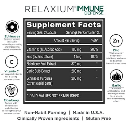 Relaxium Immune Defense, Powerful Immune Support Supplement, Immunity RelaxiumBuy Supplements Australia