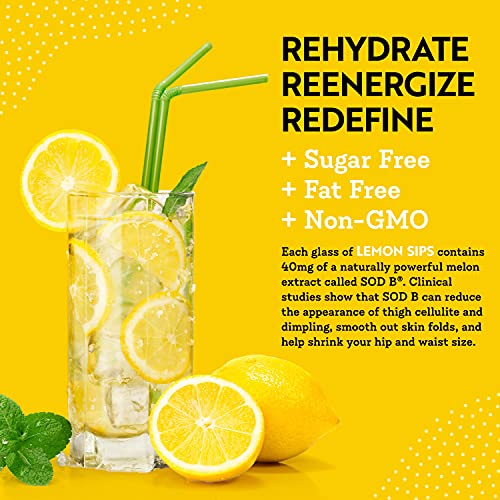 Dr. Kellyann Lemon Sips - Diet Citrus Drink Mix - Rehydrate, Detox, Revitalize - Sugar Free Dr. KellyannBuy Supplements Australia