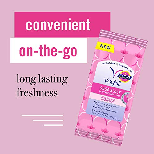 Vagisil Odor Block Multipack for Women, Daily Intimate wash, 20 Feminine Wipes, and Dry Wash VagisilBuy Supplements Australia
