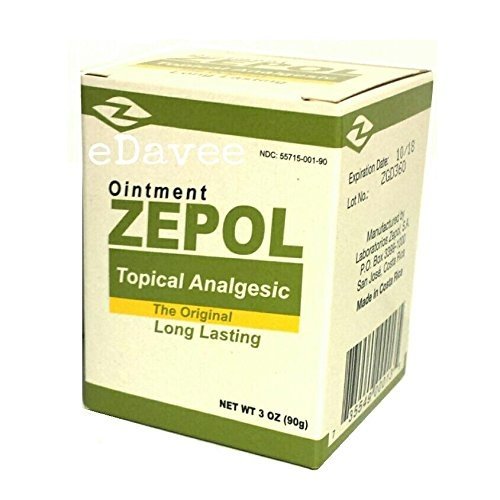 ZEPOL Analgesic Ointment 3oz Muscle Joint Pain Aches Backache Sprains ZepolBuy Supplements Australia