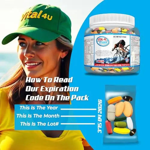 VITAL 4U® Vitamin - Premium Multivitamin for Men and Women | Supports Immune System, Energy, Heart Health VITAL 4U