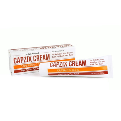Capzix Cream for Pain Relief 2 OZ Capsaicin .1% High Potency/ Maximum Strength CAPZIX CREAMBuy Supplements Australia