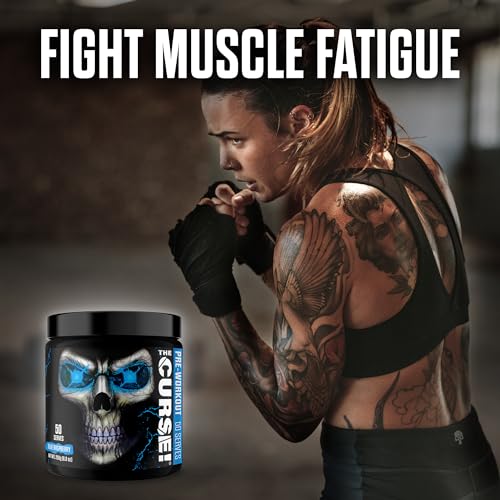 JNX SPORTS The Curse! Pre Workout Powder - Blue Raspberry 50 Servings | Preworkout JNX SPORTSBuy Supplements Australia