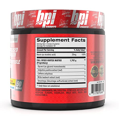 BPI Sports 1.M.R Vortex Pre Workout Powder, Non Habit Forming, Sustained Energy & Nitric BPI SportsBuy Supplements Australia