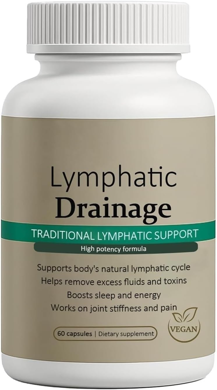 Megacephalus Lymphatic Drainage Capsules - New Maximum Potency Formula with Dandelion Extract, Cleavers Extract, Natural Ingredients, Vegan & Non-GMO, 60 Capsules (1) MegacephalusBuy Supplements Australia
