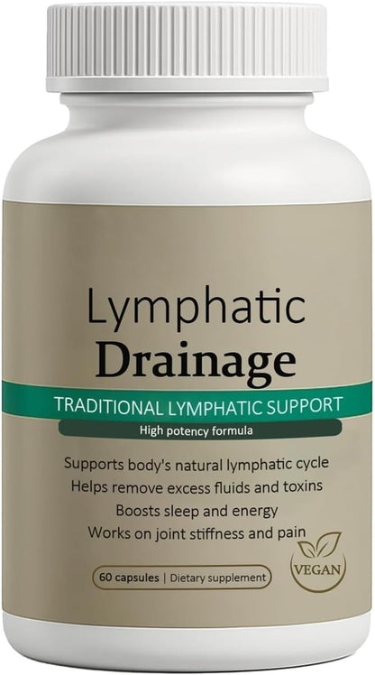 Megacephalus Lymphatic Drainage Capsules - New Maximum Potency Formula with Dandelion Extract, Cleavers Extract, Natural Ingredients, Vegan & Non-GMO, 60 Capsules (1) MegacephalusBuy Supplements Australia