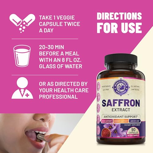 100% Pure Saffron Extract - Metabolism Booster & Natural Appetite Suppressant for Weight Loss WHOLE WORLD WELLNESSBuy Supplements Australia