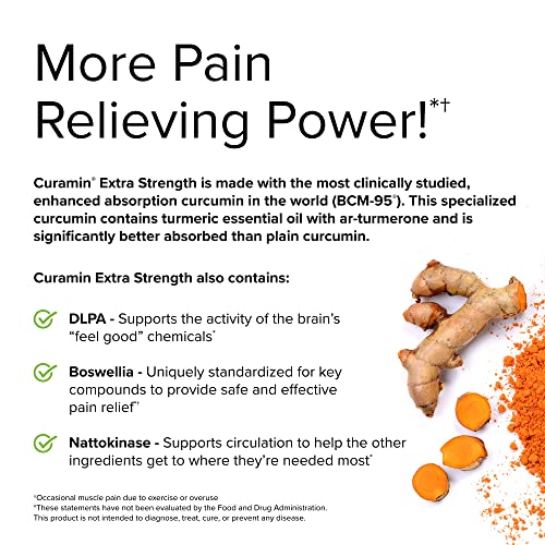 Terry Naturally Curamin Extra Strength - 120 Tablets - Non-Addictive Pain Relief Supplemen Terry NaturallyBuy Supplements Australia