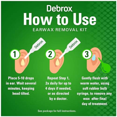 Debrox Ear Wax Removal Kit, Ear Cleaning Kit Includes Rubber Bulb Syringe DebroxBuy Supplements Australia