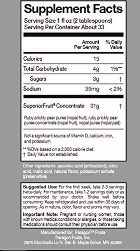 nochtli Recover Prickly Pear Liquid Supplement 1L (4-pack) Nochtli SuperiorFruitBuy Supplements Australia
