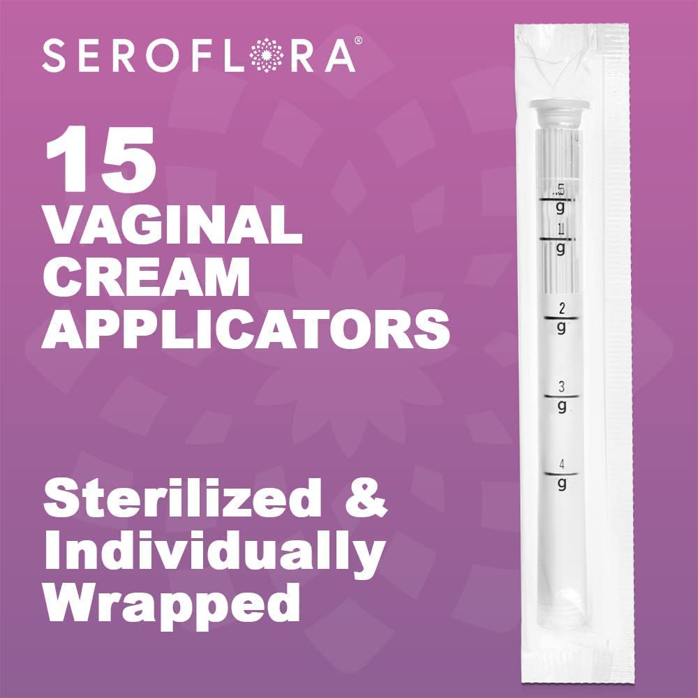 Seroflora Disposable Plastic Vaginal Applicators - Threaded End to Fit OTC Gels, Lubes or Creams Products SEROVERABuy Supplements Australia
