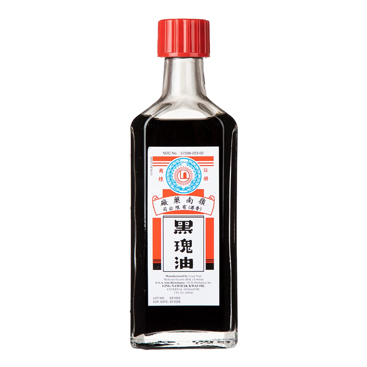 Ling Nam HAK Kwai Oil, Simple Backache Strains Bruises Sprain External analgesic, Relief Pains of Muscles and Joint, Authentic US Import 60ML (1) Ling NamBuy Supplements Australia