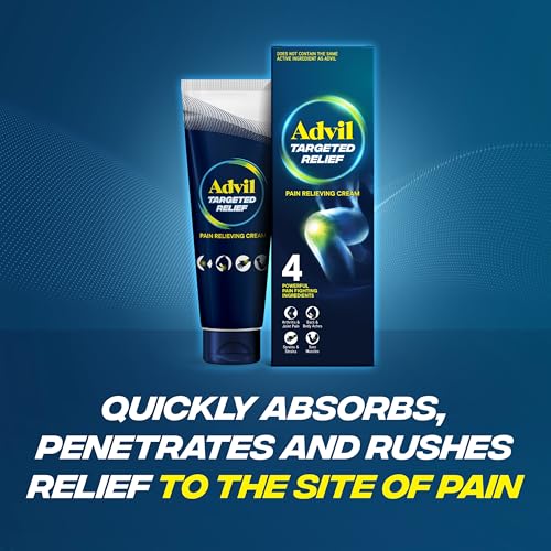 Advil Targeted Relief Pain Relieving Cream, Up to 8 Hours of Powerful Relief of Minor Arthritis Pain, Joint Pain, Lower Back Pain and Muscle Pain - 4 oz AdvilBuy Supplements Australia