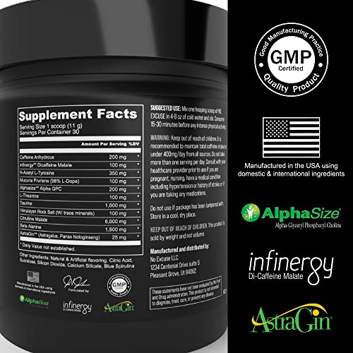 No Excuse Pre Workout Powder l Pre-Workout Supplements l Best Pre Workout No ExcuseBuy Supplements Australia