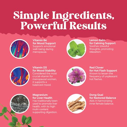 Complete Herbal Menopause Supplement for Women - Multibenefit Menopause Relief Hormone Natures CraftBuy Supplements Australia