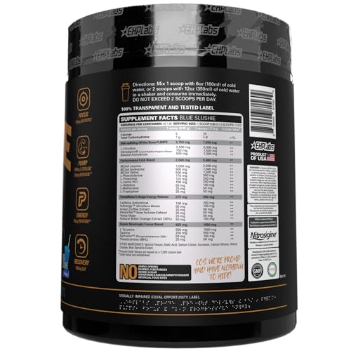 EHP Labs Pride Pre Workout Powder Energy Supplement - Sugar Free Preworkout for Men EHP LabsBuy Supplements Australia