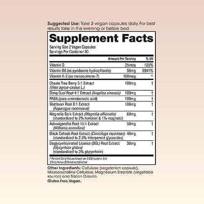 Winged Wellness Hot Momma, Perimenopause & Menopause Supplement - Vegan Menopause Winged WellnessBuy Supplements Australia