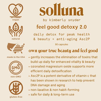 Solluna by Kimberly Snyder Feel Good Detoxy — Natural Colon Cleanse & Digestion SOLLUNA BY KIMBERLY SNYDERBuy Supplements Australia