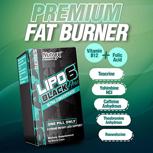 Nutrex Research Lipo-6 Black Hers Ultra Concentrate | Weight Loss Pills for Women | Fat Burner Nutrex ResearchBuy Supplements Australia