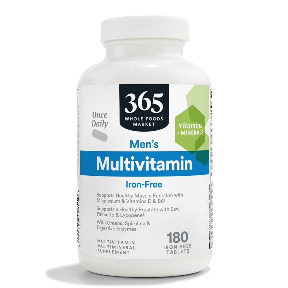 365 by Whole Foods Market, Men's One Daily Multivitamin Tablets, 180 Count 365 by Whole Foods MarketBuy Supplements Australia