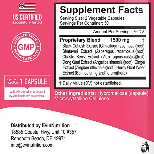 Evinutrition Estrobalance Capsule for Women - Menopause Mood and Energy Support EvinutritionBuy Supplements Australia