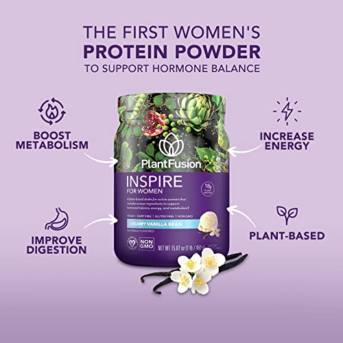PlantFusion Inspire Plant Protein Powder for Women - Low Carb Protein Powder for Lean PlantFusionBuy Supplements Australia