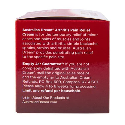 Australian Dream Arthritis Pain Relief Cream - 4oz, Pack of 6 VELOSVIEBuy Supplements Australia