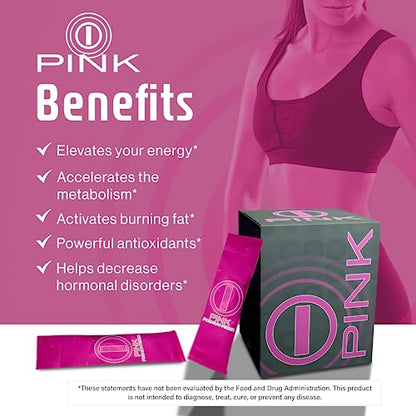 Energy Drink Powder, bHIP Pink for Women 30 Drink Mix Packets. Energy Supplements b:hipBuy Supplements Australia
