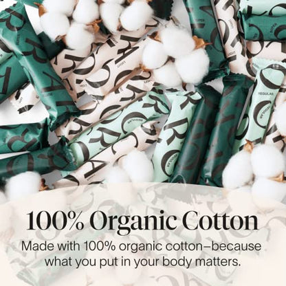 Cora Organic Applicator Tampons | Super Absorbency | 100% Organic Cotton, Unscented CoraBuy Supplements Australia